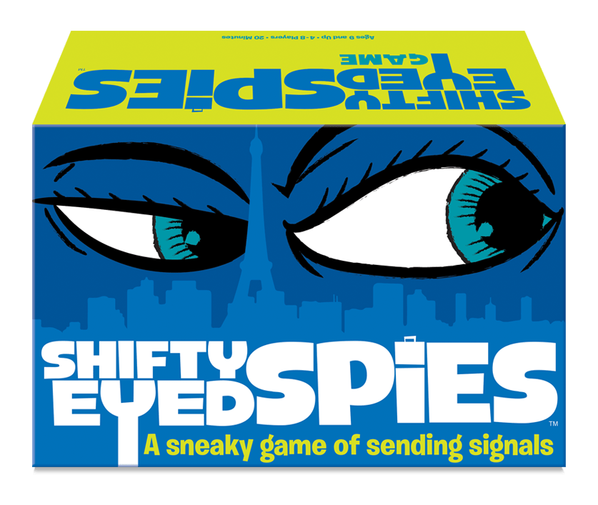 Shifty Eyed Spies Board Game Box