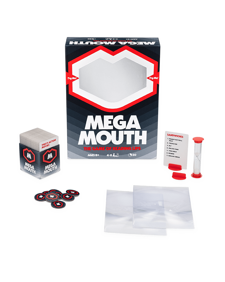 Mega Mouth Board Game Lip Reading Reading Lips Tabletop Unopened